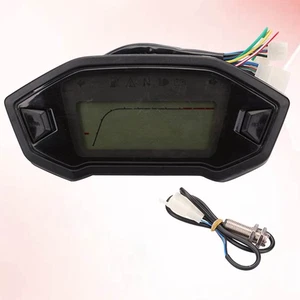 12 Tablero Moto Instrumento Digital Lcd Velocímetro Retroiluminación - Imagen 1 de 12