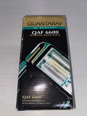 Вспышка Quantaray QAF 6600 Shoe Mount для NIKON в комплекте с коробкой зум отскок - Изображение 1 из 4
