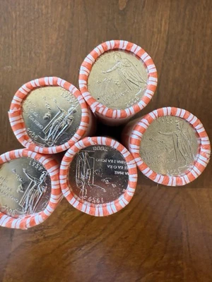 5x2008 Hawaii Denver D State quarter roll bank rolled Brilliant Uncirculated - Image 1 of 4