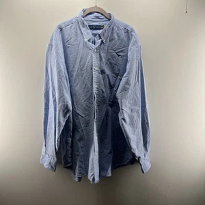 Ralph Lauren Oxford Shirt Mens 2XB BIG Blue Classic Fit Long Sleeve - Picture 1 of 1