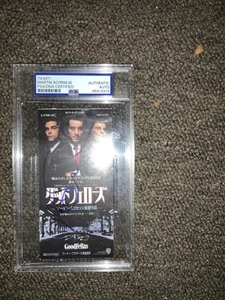 Martin Scorsese Autographed & Authenticated Goodfellas Ticket From Japan - Picture 1 of 9