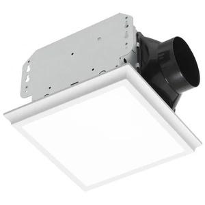Homewerks 7141-80-G4 Bathroom Fan Integrated LED Light Ceiling Mount Exhaust ... - Picture 1 of 8