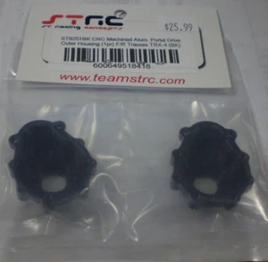 ST Racing ST8251BK Traxxas TRX-4 Aluminum Portal Drive Outer Housing (2) (Black) - Picture 1 of 1
