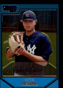 2007 (YANKEES) Bowman Chrome Prospects #BC87 Gabriel Medina