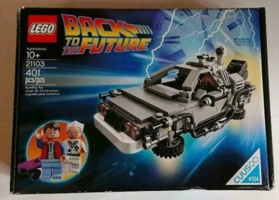 Brand NEW Lego IDEAS Delorean Car Time Machine 21103 Movies BACK TO THE FUTURE - Image 1 of 4