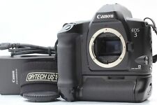 【N idealny】 Lustrzanka Canon EOS-3 Aparat filmowy + napęd zasilający PB-E2 + ładowarka JAPONIA  