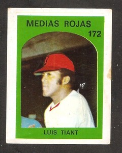 Luis Tiant 1972 Venezuelan Stamp Boston Red Sox #172 Super Rare