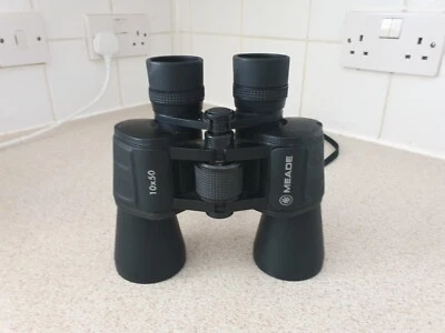 MEADE 10X50 Binoculars- Fungus In Left Side Lens - Image 1 of 4