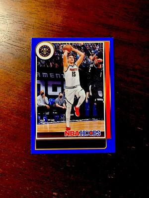 2021-22 NBA Hoops Nikola Jokic Denver Nuggets #11 Blue Parallel  - Image 1 of 2