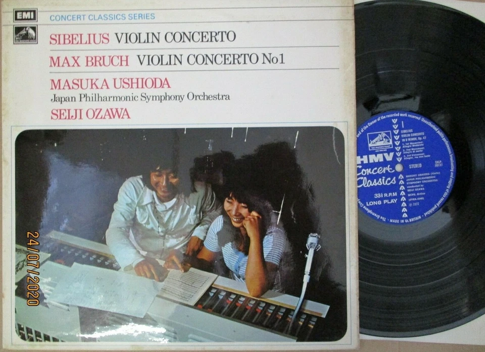SXLP 30137 Sibelius Violin Concerto etc / Ushioda / Ozawa / Japan PSO - Image 1 of 1