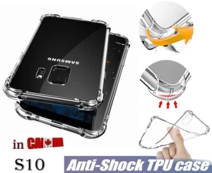Anti Shock Knock TPU Clear Case Cover Transparent SOFT FOR Samsung Galaxy S10  - Photo 1 sur 3
