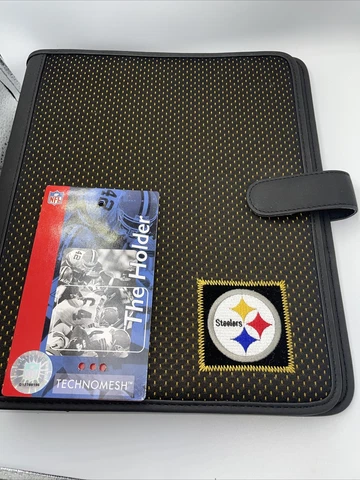 NEW NFL Pittsburgh Steelers Technomesh 3 Ring Binder Notebook Holder Raynor Cover