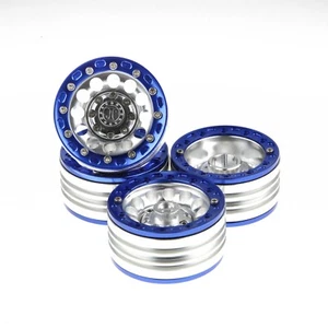 ALIENTAC Four(4) 1.9" Wide 1" Alloy Beadlock Wheel Rim for 1/10 RC Model #007 - Picture 1 of 5