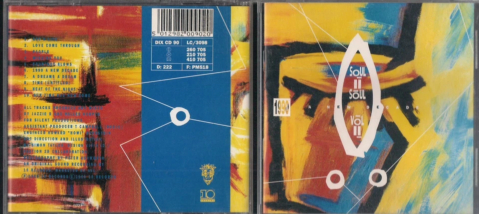 CD - SOUL II SOUL - VOL II (1990 A New Decade) - 10 Records - DIX CD 90 - Image 1 of 1