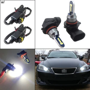 2pcs HID White 9005 HB3 High Beam Daytime Running Light LED Kit for Lexus Toyota - Picture 1 of 11
