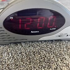 Vintage Advance Digital Alarm Clock Radio