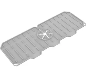 SILIKON WASSERHAHN GRIFF ABTROPFFANGSCHALE WASSERHAHN WASSERFANGMATTE SPRITZSCHUTZ - Bild 1 von 7