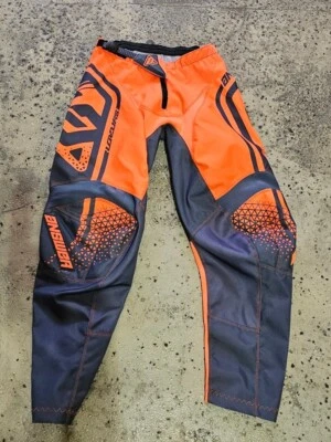 Answer Racing MX Syncron Drift Pants Flo Orange/Charcoal Size 30 - Image 1 of 4