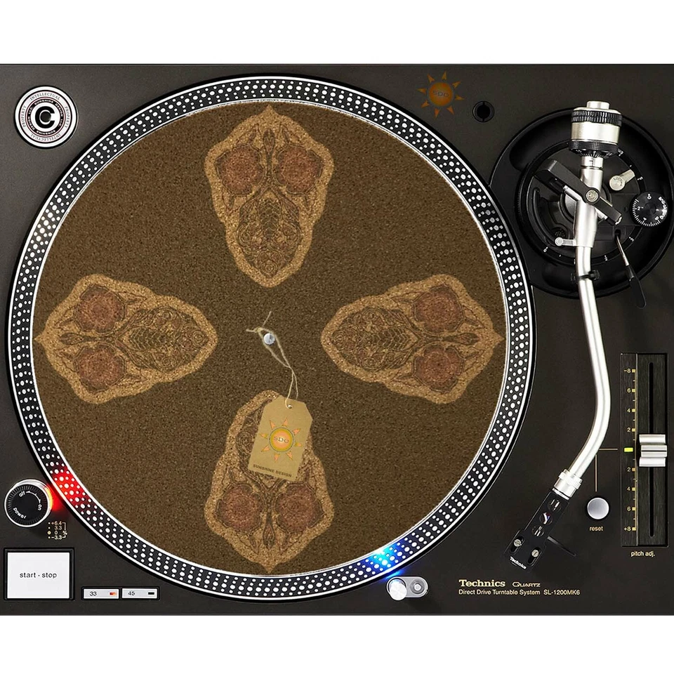 Bloodshot Aliens CORK Slipmat Tocadiscos 12" para DJ Vinilo LP Audiophile Foto 1 de 1