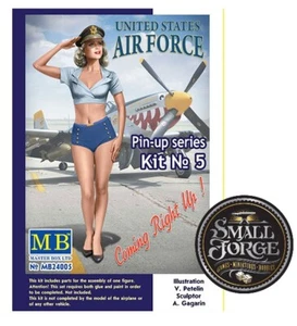 Master Box MB24005, PATTY; US Air Force. Pin Up Series Kit # 5. Scale 1:24.NEW - Picture 1 of 4