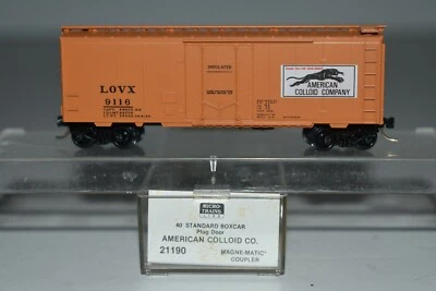 N Scale MTL 21190 American Colloid 40' Single Door Boxcar 9116 C24848 - Image 1 of 2