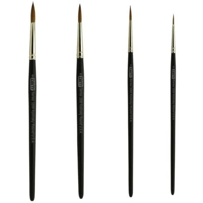 AS-83 Kolinsky Pure Sable Rounds Brush Set 4 pcs - Image 1 of 4