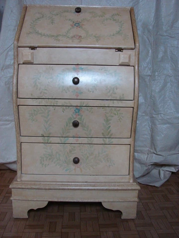 Mid Century Solid Wood Dresser and Secretary Desk Cover