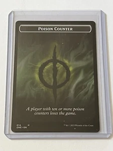 Poison Counter Token 14  MTG Phyrexia All Will Be One 2023  MT - 9.0 +  Non Foil - Picture 1 of 13