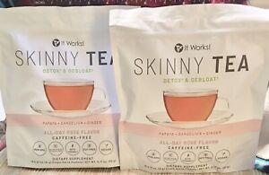 TWO Skinny Tea All-Day Rose’ ❤️ Caffeine Free and 1 Blender Bottle Vegan Keto❤️
