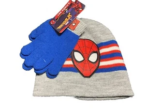 Spiderman Hat , With Gloves Spider-man 2 Pc. Brand New With Tags Berkshire - Picture 1 of 24