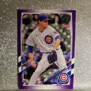 2021 topps purple border #155 keegan thompson rc /50 - Picture 1 of 4