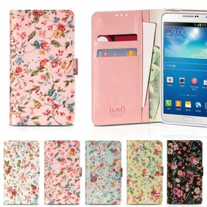 Garden Flower Wallet Case for LG Velvet G8 G7 G6 / LG V50s V50 V40 V30 / ThinQ - Picture 1 of 10