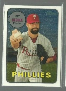 2018 Topps Heritage Chrome #THC633 Pat Neshek 485/999 (ref 91361) - Picture 1 of 1