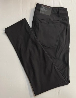 Pantalón lululemon ABC Slim-Fit 5 Bolsillos 32L Warpstreme.  Negro Elige tu talla nuevo con etiquetas Foto 1 de 4