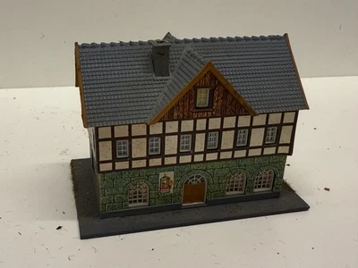 Pola N Gauge Kit Built Half Timber House Building - Image 1 of 4