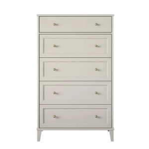 Ameriwood Home Monticello, Taupe, 5-Drawer 32 in. W, Dresser - Picture 1 of 7