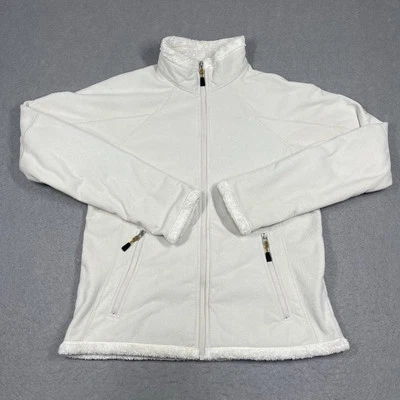 Куртка женская Nike ACG средний размер белая флисовая шерпа с подкладкой на молнии для улицы - Изображение 1 из 4