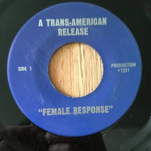 FEMALE RESPONSE 45 (Trans-American 1970s) sexploitation movie radio spots - Picture 1 of 2
