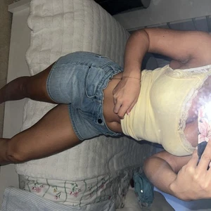 Oneill Blue Denim Shortie Shorts Adjusted Size XS Uk Size 6 - Picture 1 of 17