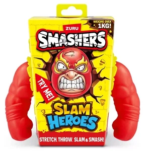 ZURU SMASHERS Luchador Rojo SLAM HEROES Figura Llena de Arena Stretch Throw Smash - Imagen 1 de 4