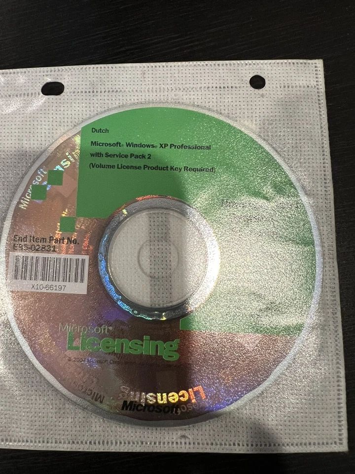 Microsoft Windows Xp Pro Dutch Edition no product key  - Image 1 of 1