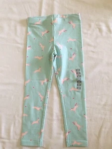 NWT Carter's Unicorn Leggings Girls Toddler Turquoise 2t,3t,4t,5t - Picture 1 of 1