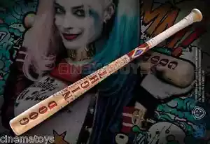 Harley Quinn Mazza da Baseball in legno Bat Authentic prop replica Suicide Squad - Imagen 1 de 3