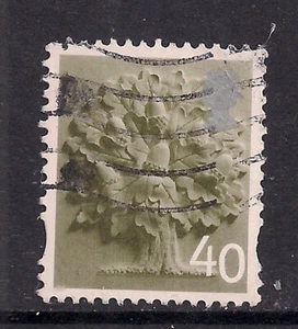 GB 2004 QE2 40p England Regional Oak Tree used SG EN 9 ( A148 ) - Picture 1 of 1