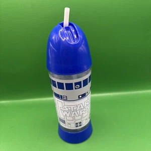 R2D2 Star Wars Water Bottle 12 Oz Limited Ed - with straw lid - Picture 1 of 5