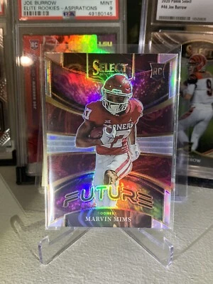 2023 MARVIN MIMS ROOKIE Select Future Silver Prizm #FUT-20 RC Sooners - Broncos - Image 1 of 2