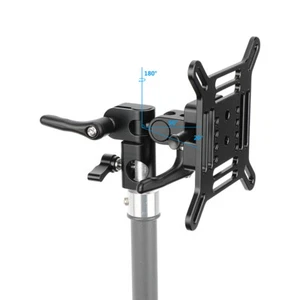 CAMVATE 75mm 100mm Adjustable VESA Monitor Mount QR V-Lock to C-Stand/Baby Pin - Picture 1 of 8
