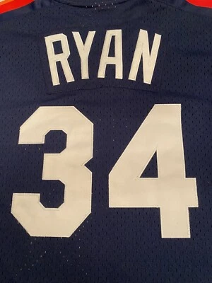 NOLEN RYAN HOUSTON ASTROS MITCHELL £ NESS  AUTHENTIC JERSEY XL - Image 1 of 4