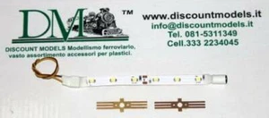 052K D.M. KIT Illuminazione a 6 LED smd per carrozze luce calda analogico/digita - Foto 1 di 1