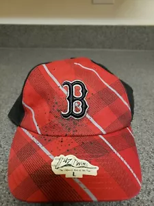 Boston Red Sox Mens Womens Size Large MLB Baseball Cap Hat 47 Twins NWT - Picture 1 of 5